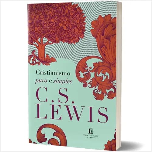 Capa do livro Cristianismo Puro e Simples de C. S. Lewis