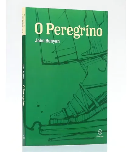 Capa verde do livro O Peregrino de John Bunyan